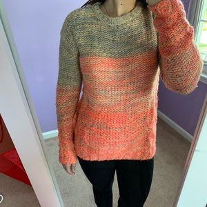 Pink and Gray Sweater